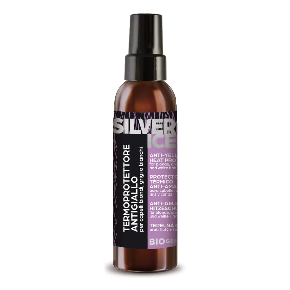 Bio Gentleaf Silver Ice Anti-Yellow Heat Protectant 100ml - Protección térmica - Curly Nest Spain