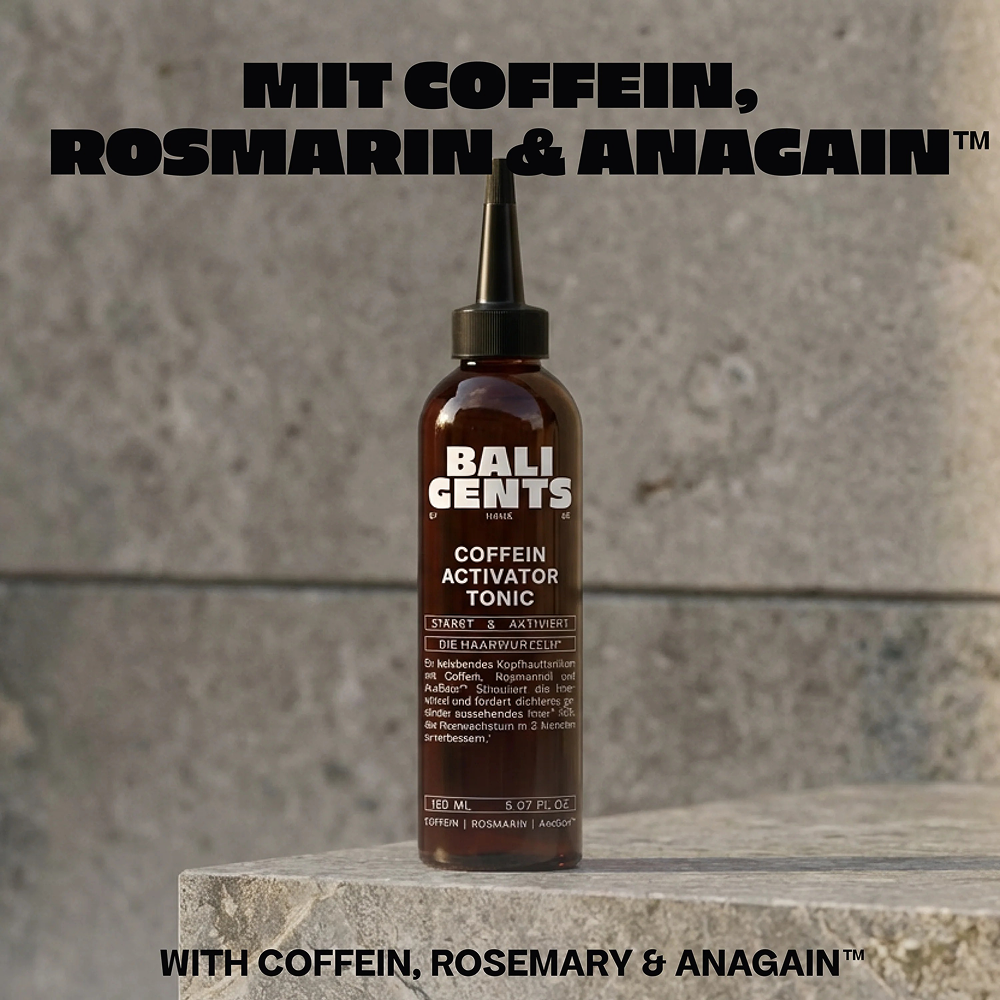 Bali Gents Coffein Activator Tonic 150ml - Todo - Curly Nest Spain