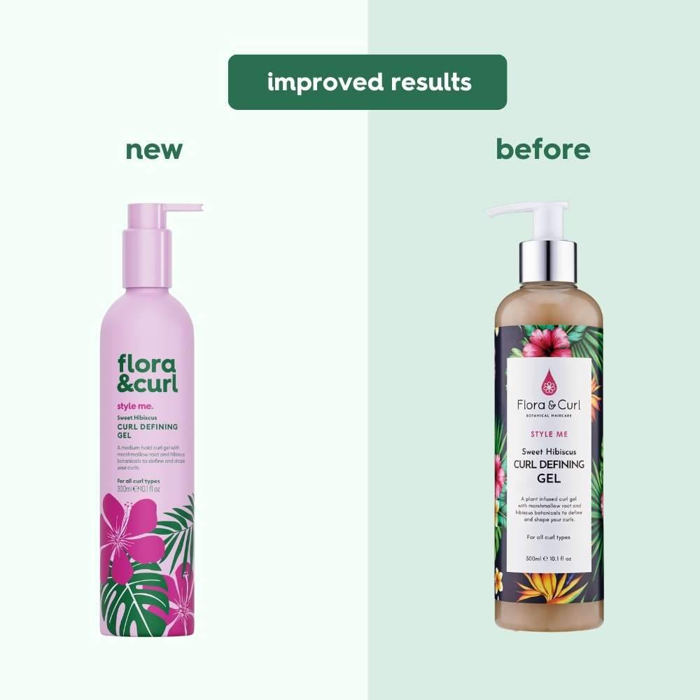 Flora & Curl Style Me Sweet Hibiscus Curl Defining Gel 300ml - Gel Definidor de Rizos - Curly Nest Spain