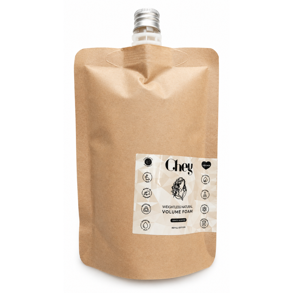 Chey Haircare Zero Waste Volume Foam Refill Pouch - Espuma voluminizadora - Curly Nest Spain