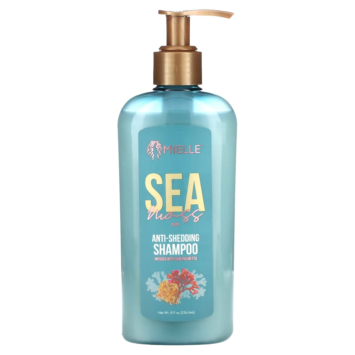 Mielle Sea Moss Blend Anti-Shedding Shampoo 236.6 ml - Champú hidratante - Curly Nest Spain