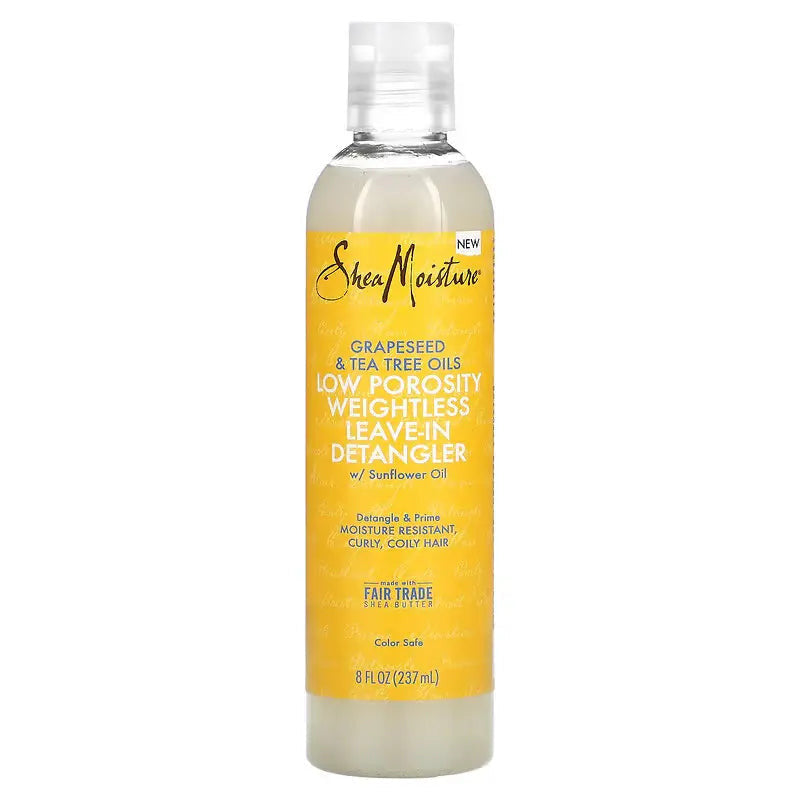 Shea Moisture Grapeseed & Tea Tree Oils Low Porosity Weightless Leave-In Detangler 237ml - Leave-in - Curly Nest Spain