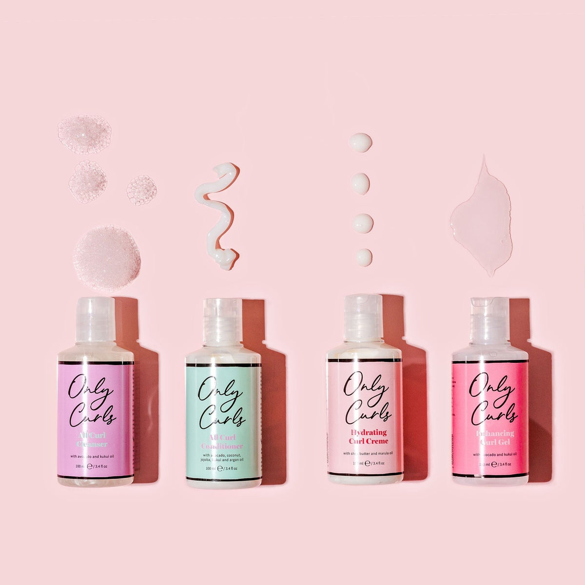 Only Curls Starter Pack 4x100ml - Set de cuidado capilar - Curly Nest Spain