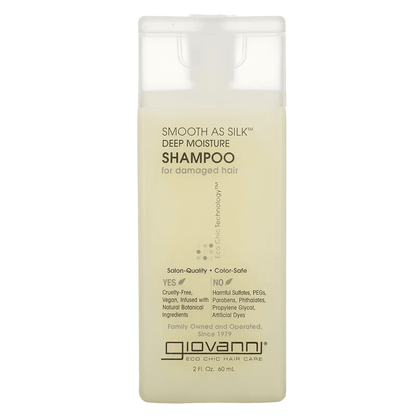 Giovanni Eco Chic Smooth As Silk Deep Moisture Shampoo - Champú hidratante - Curly Nest Spain