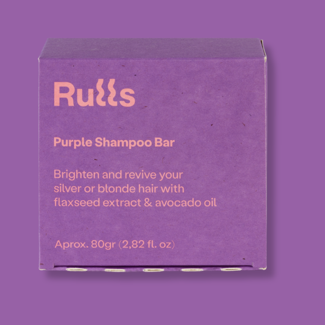 Rulls Purple Shampoo Bar 80g - Champú en pastilla - Curly Nest Spain