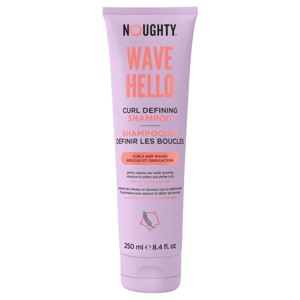 Noughty Wave Hello Shampoo 250ml - Champú suave - Curly Nest Spain