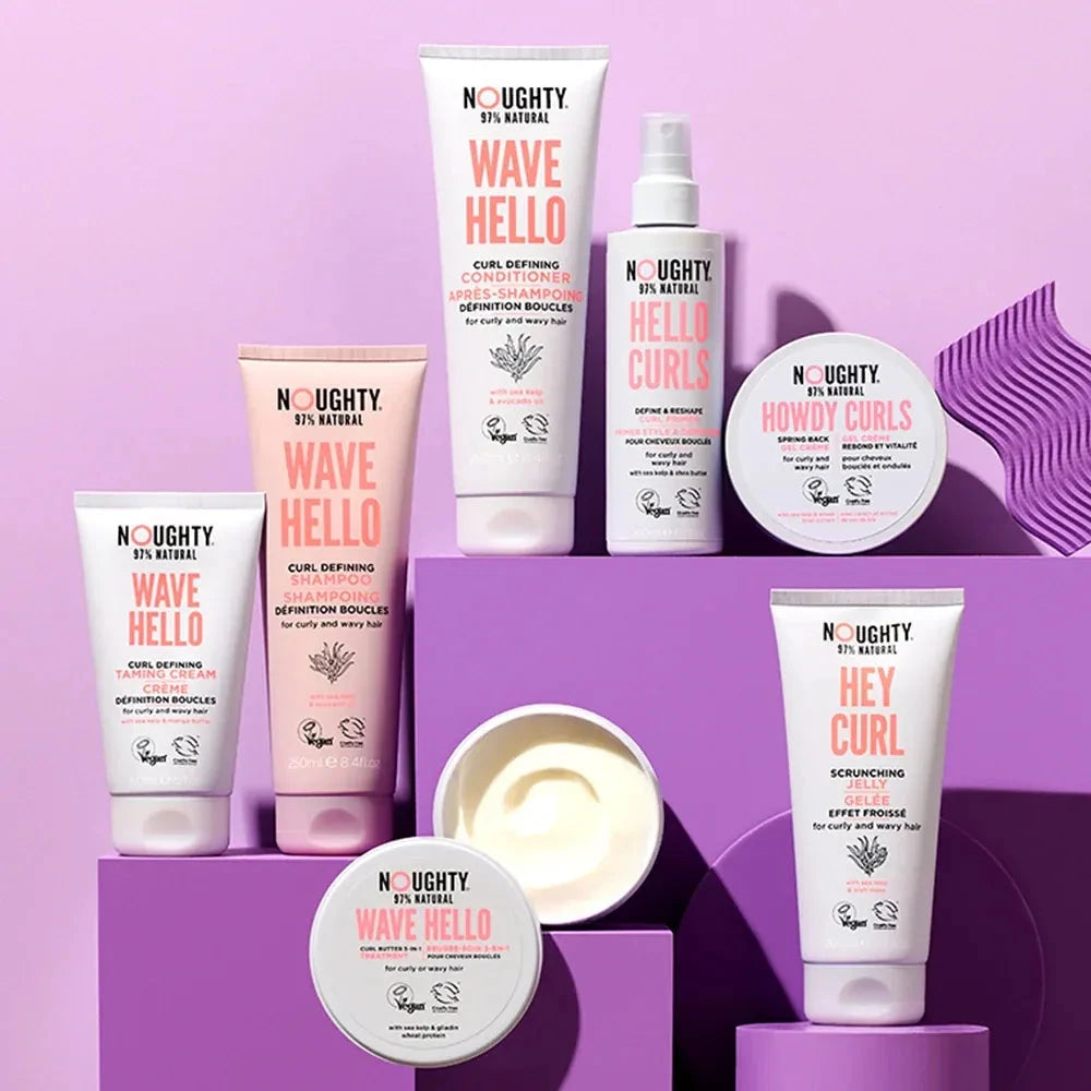 Noughty Wave Hello Hey Curl Jelly 200ml - Styling Gel - Curly Nest Spain