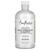 Shea Moisture 100% Virgin Coconut Oil Daily Hydration Shampoo 384ml - Todo - Curly Nest Spain