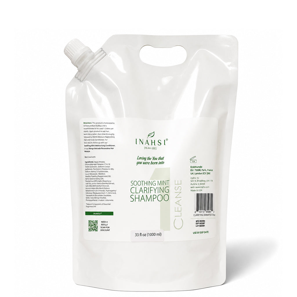 Inahsi Naturals Soothing Mint Clarifying Shampoo