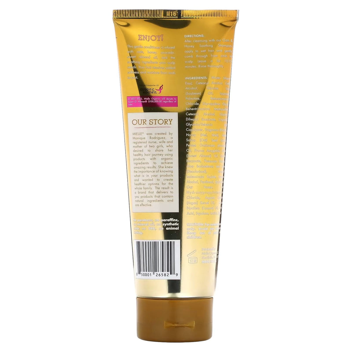 Mielle Oats &amp; Honey Soothing Conditioner 237ml - Acondicionador calmante - Curly Nest Spain
