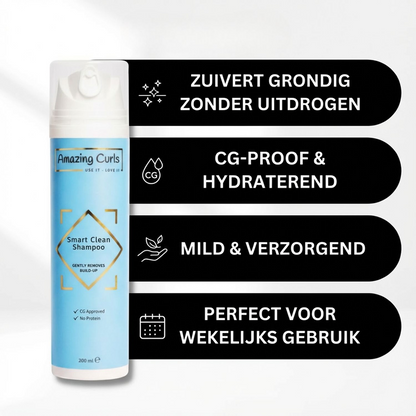 Amazing Curls Smart Clean Shampoo 200ml - Champú hidratante - Curly Nest Spain
