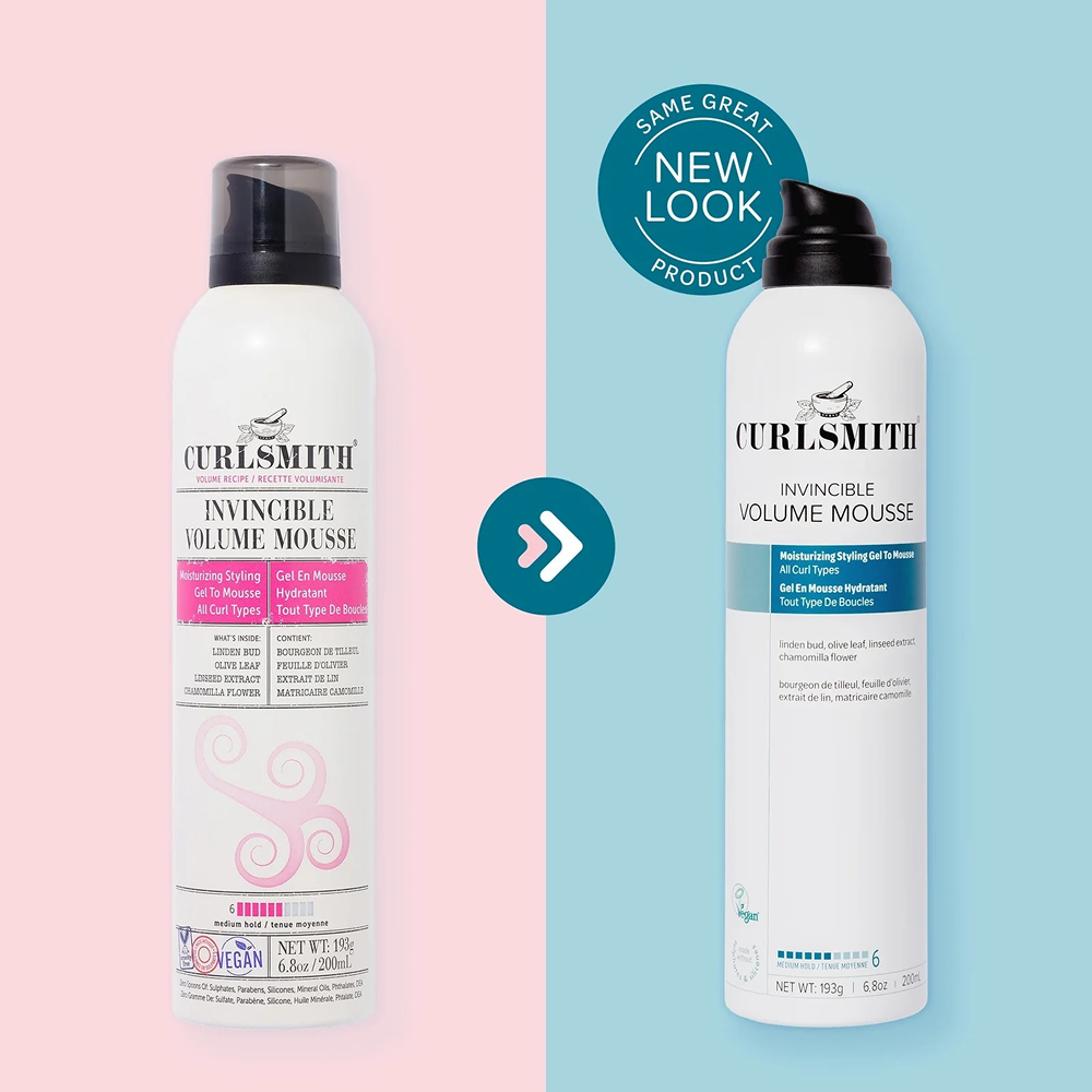 Curlsmith Invincible Volume Mousse 200ml - Espuma voluminizadora - Curly Nest Spain