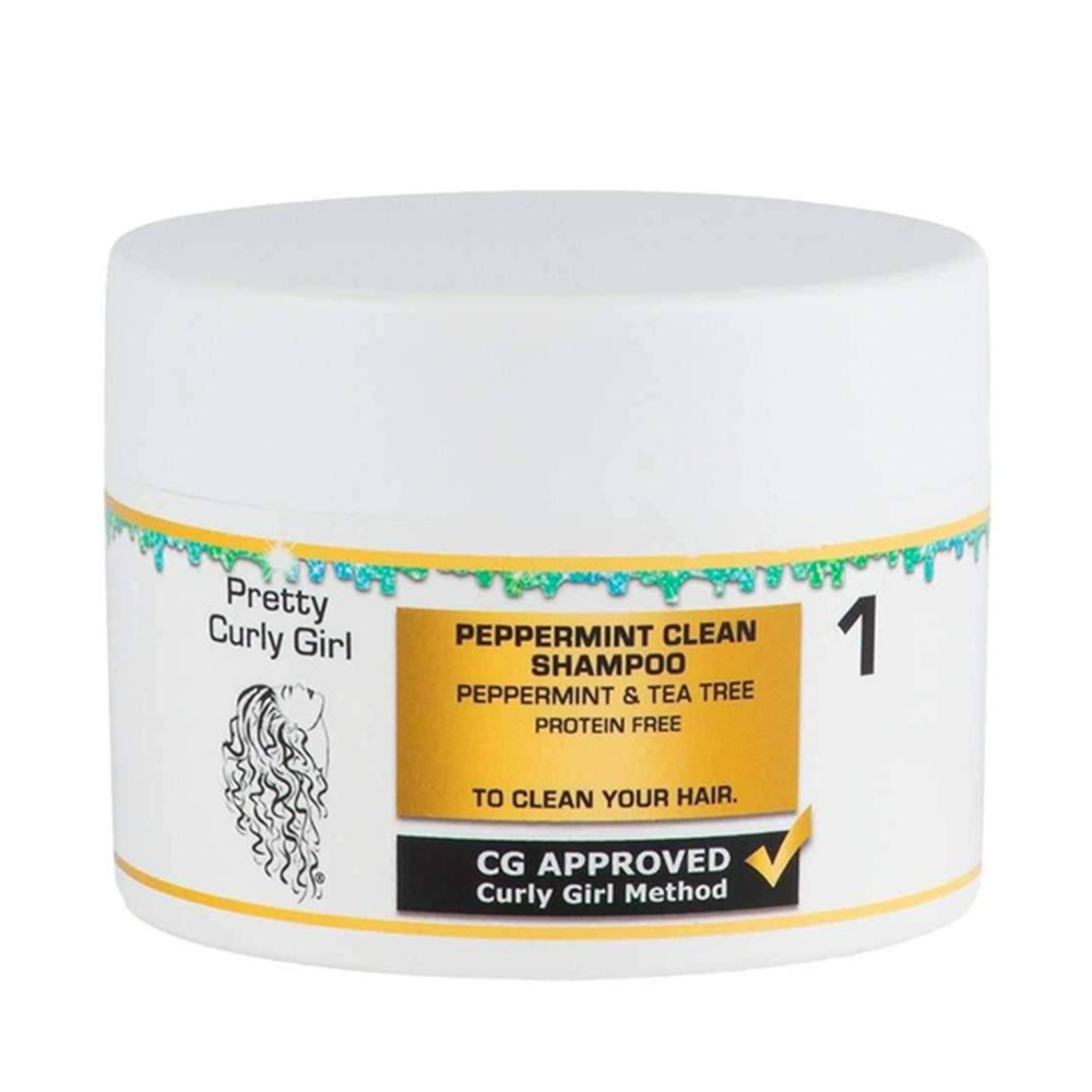 Pretty Curly Girl Peppermint Clean Shampoo - Champú desintoxicante - Curly Nest Spain