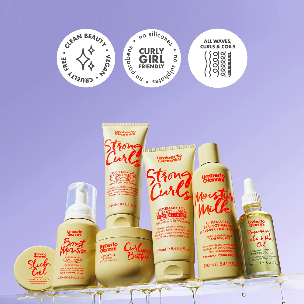 Umberto Giannini Strong Curls Rosemary Oil &amp; Biotin Curling Butter - All - Curly Nest Spain