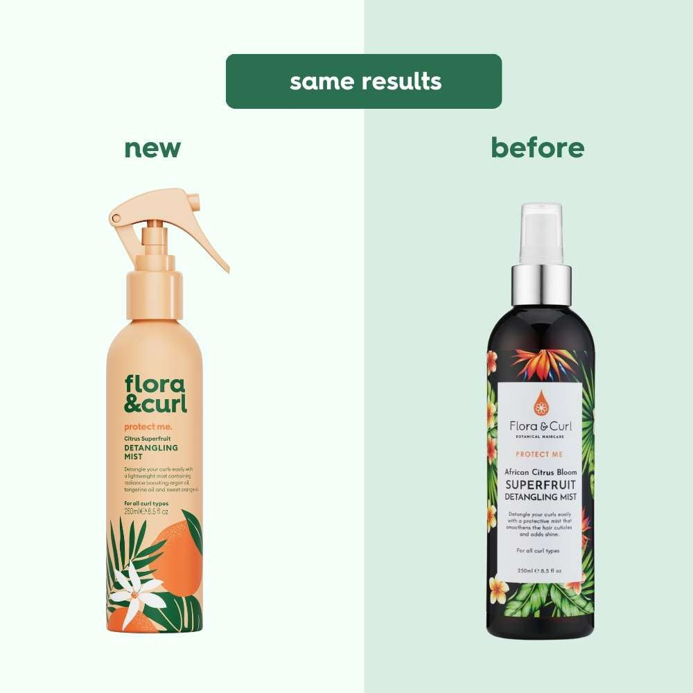 Flora &amp; Curl Protect Me Citrus Superfruit Detangling Mist 250ml - Niebla enredada - Curly Nest Spain