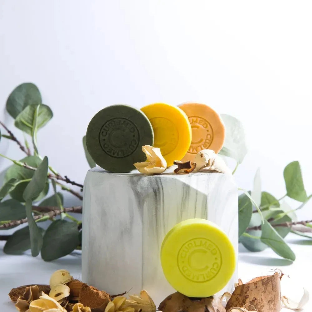 CurlMed Solid Shampoo for Oily Hair and Sensitive Scalp 80g - Champú sólido - Curly Nest Spain