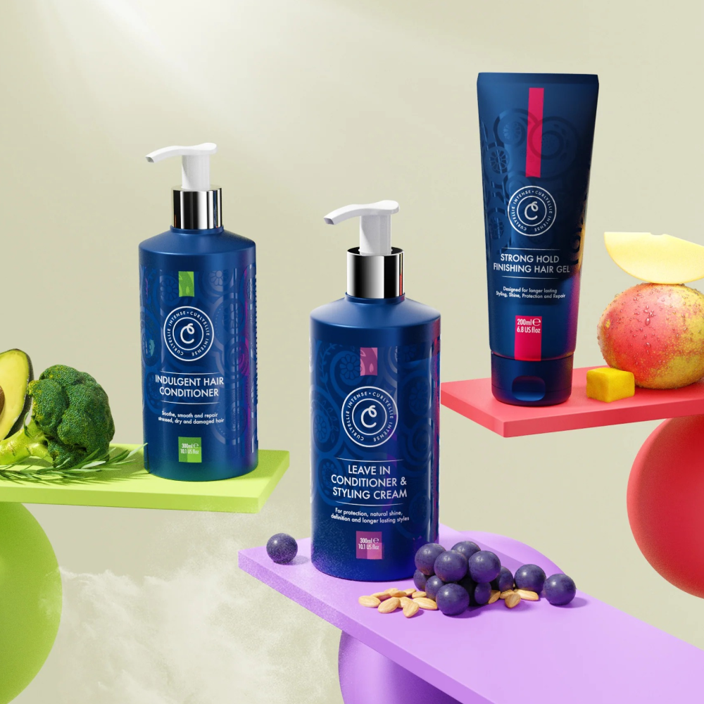 CurlyEllie Intense Strong Hold Finishing Hair Gel 200ml - Espuma para peinar - Curly Nest Spain