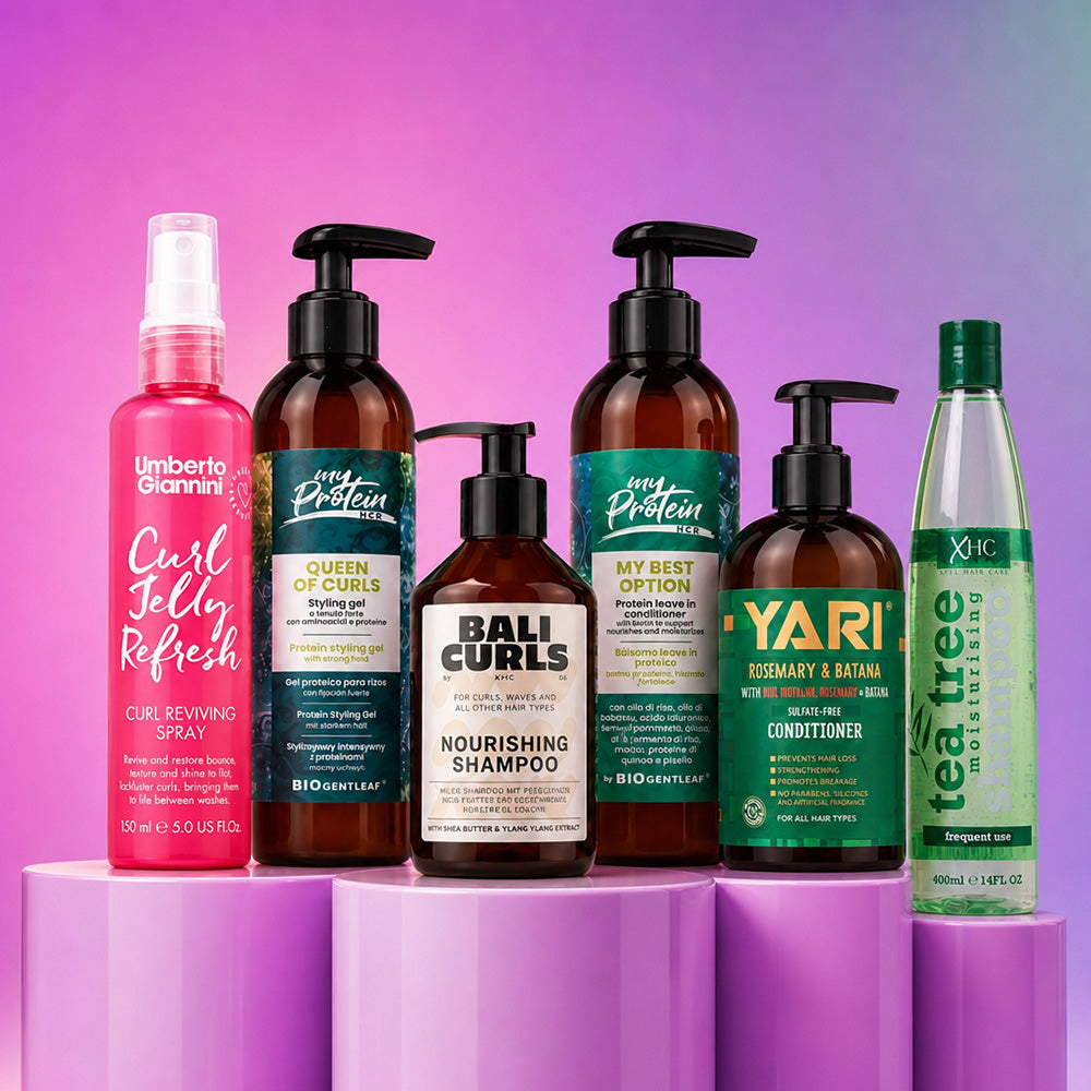 CurlyNest Starter/Beginner Kit for First-Time Curly Hair Care - Cuidado capilar personalizado - Curly Nest Spain