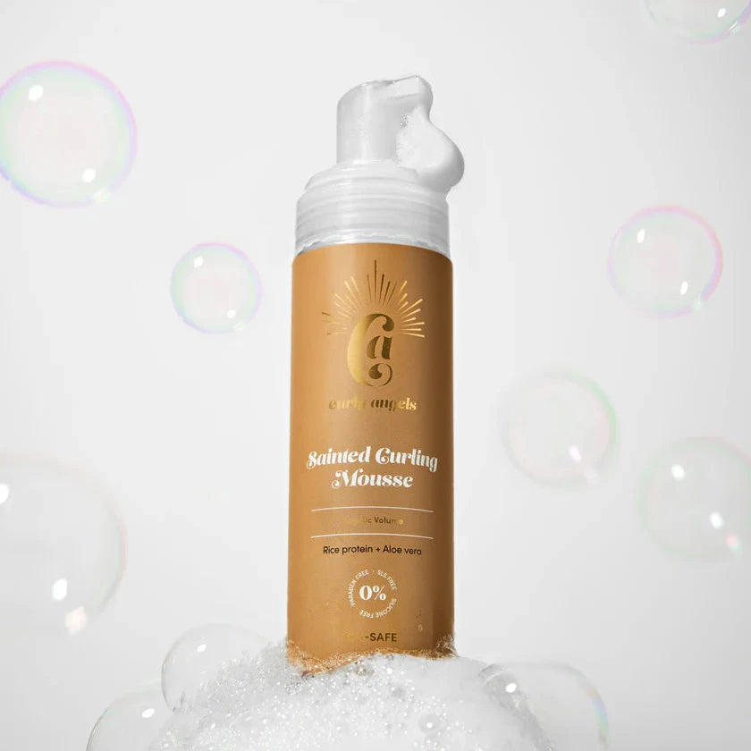 Curly Angels Sainted Curling Mousse 300ml - espuma moldeadora - Curly Nest Spain