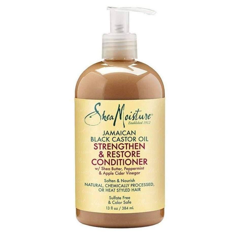 Shea Moisture Jamaican Black Castor Oil Strengthen &amp; Restore Conditioner 384ml - Todo - Curly Nest Spain