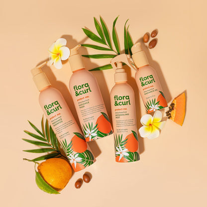 Flora &amp; Curl Protect Me Citrus Superfruit Radiance Shampoo 300ml - Champú fortalecedor - Curly Nest Spain
