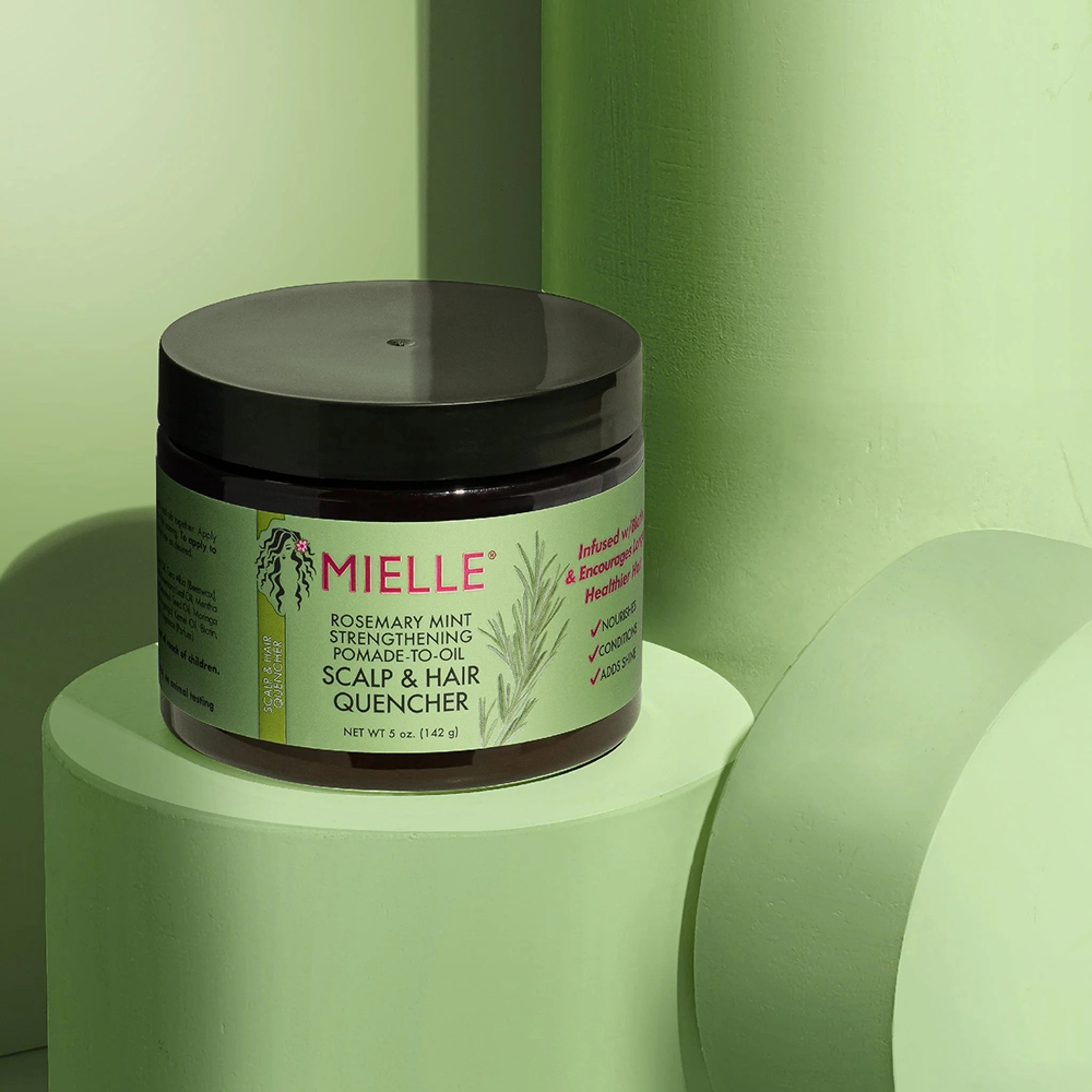 Mielle Rosemary Mint Pomade to Oil Hair &amp; Scalp Quencher 142g - Todo - Curly Nest Spain