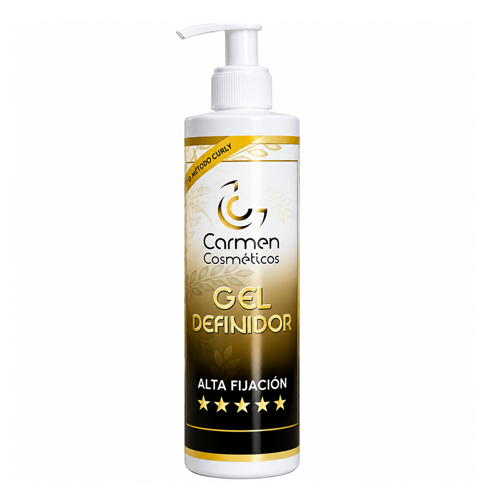 Carmen Cosmetics High-Hold Defining Gel 250ml - Styling Gel - Curly Nest Spain