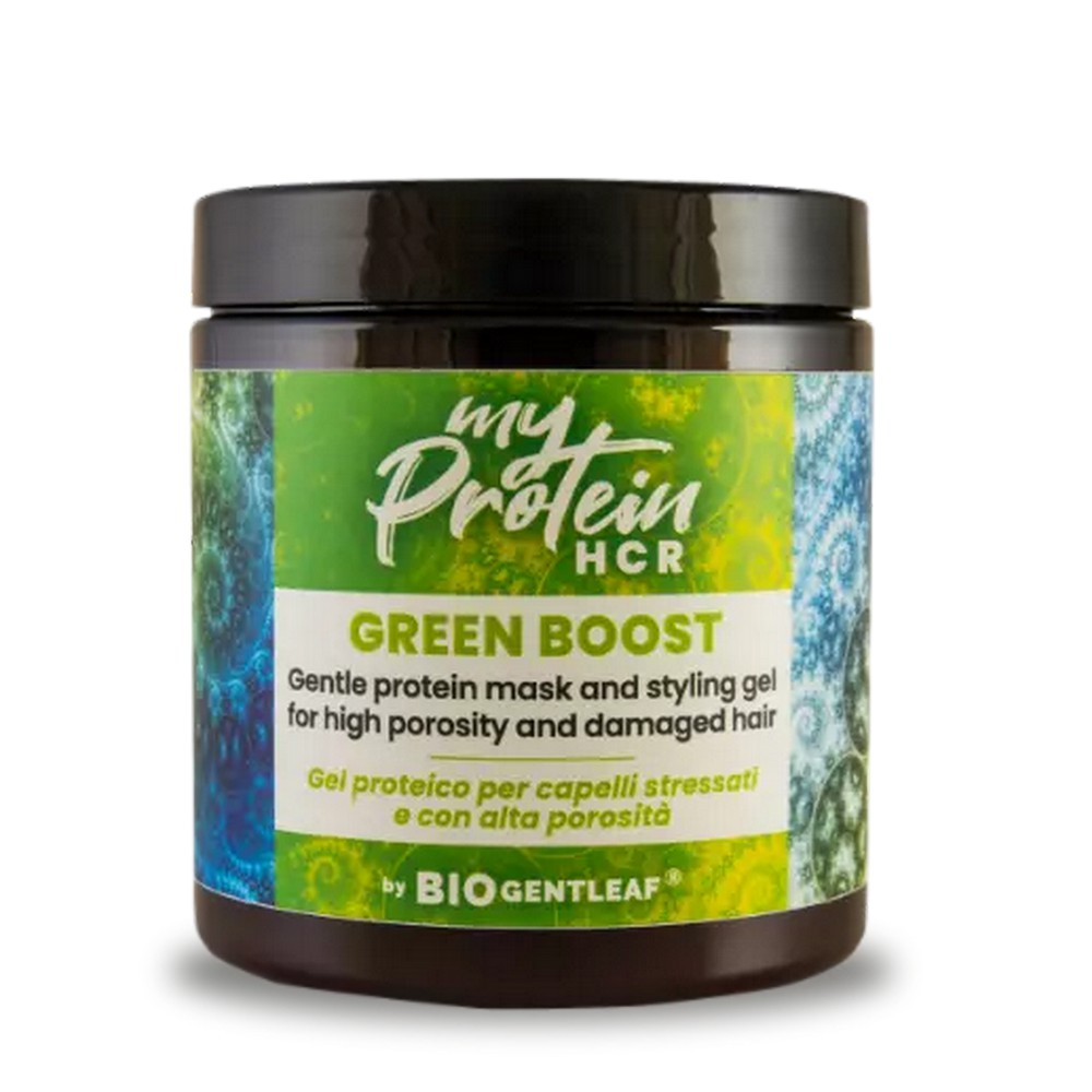 Bio Gentleaf Green Boost Gentle Protein Mask and Styling Gel 250ml - Styling Gel - Curly Nest Spain