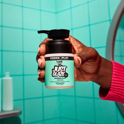 The Doux Press Play Just Glaze Silkening Fluid 2oz - Protector térmico - Curly Nest Spain