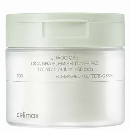Celimax Ji Woo Gae Cica BHA Blemish Toner Pads (60 Pads)