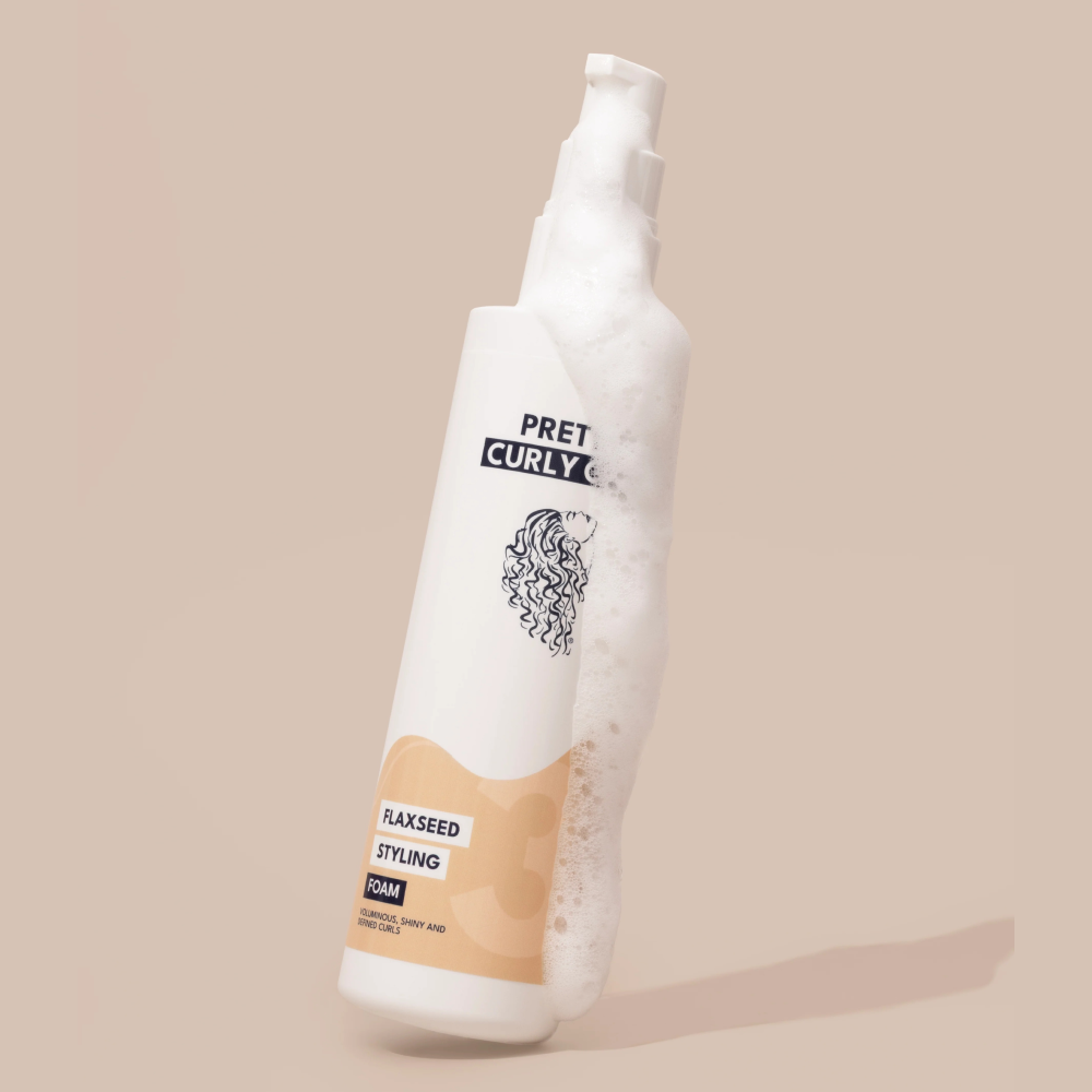 Pretty Curly Girl Flaxseed Styling Foam - Todo - Curly Nest Spain