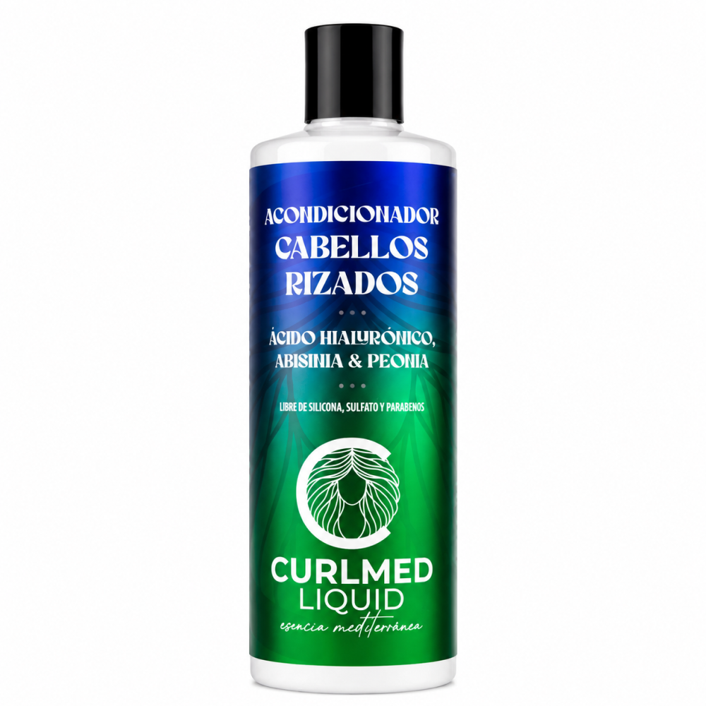 CurlMed Liquid Conditioner Curly Hair 400ml - Acondicionador hidratante - Curly Nest Spain