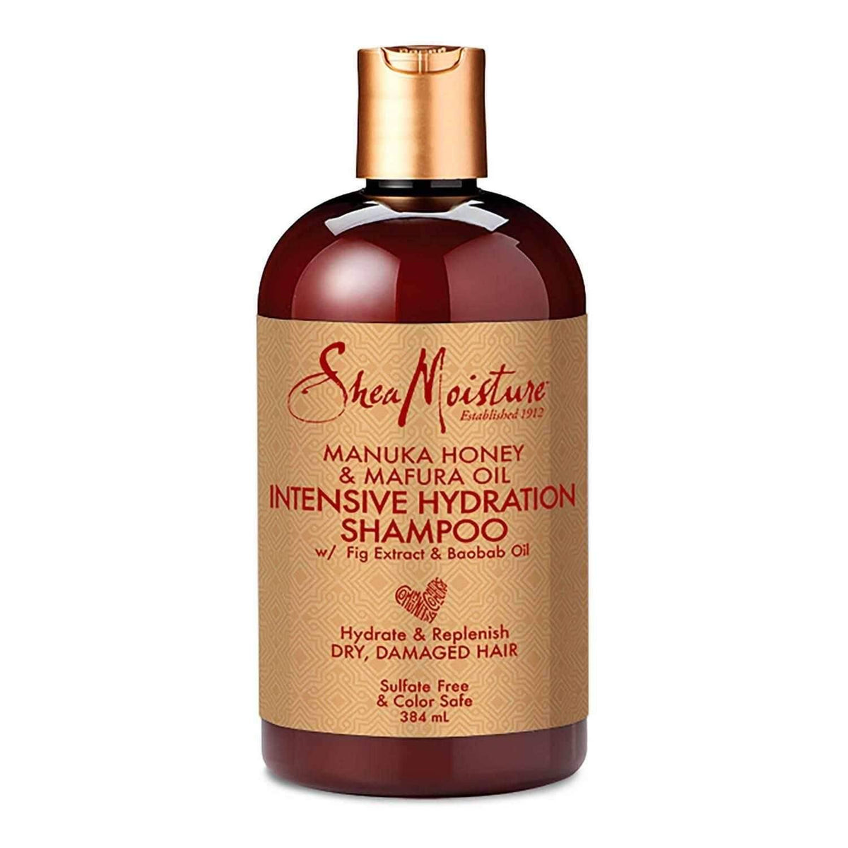 Shea Moisture Manuka Honey &amp; Mafura Oil Intensive Hydration Shampoo 384ml - Champú hidratante - Curly Nest Spain