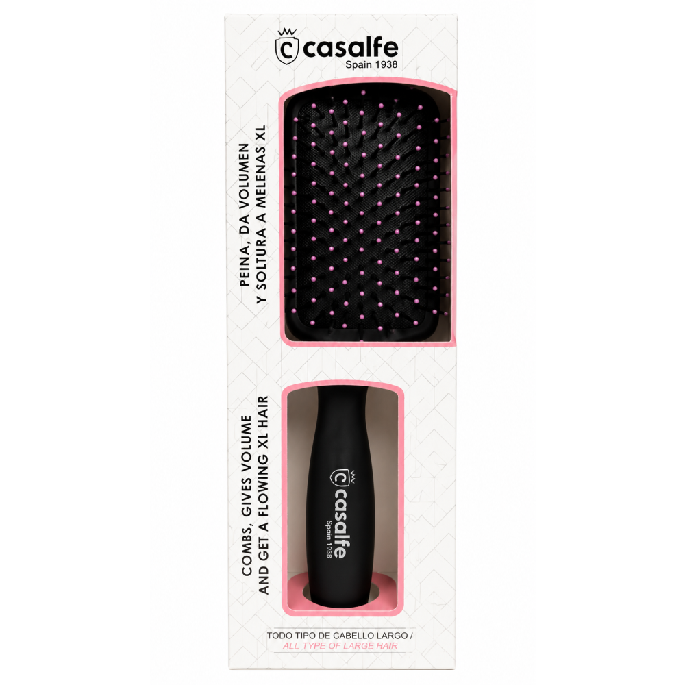Casalfe Advance Cushion Oval Brush Ball Tip - Cepillo desenredante - Curly Nest Spain