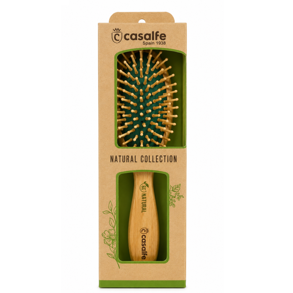 Casalfe Wooden Cushion Oval Brushes - Cepillo desenredante - Curly Nest Spain