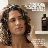 Bali Gents Coffein Activator Shampoo 200ml - Todo - Curly Nest Spain