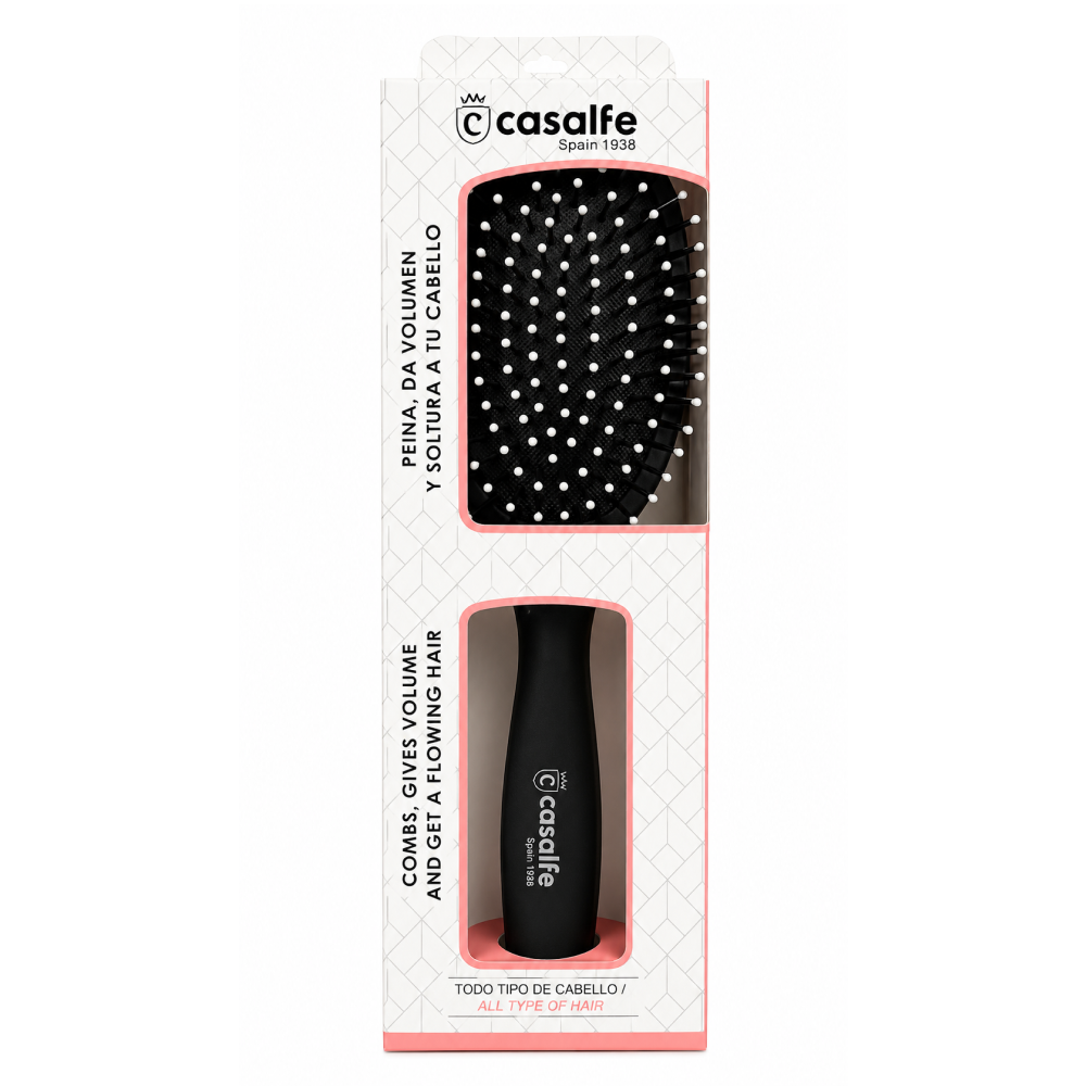 Casalfe Advance Cushion Oval Brush Ball Tip - Cepillo desenredante - Curly Nest Spain
