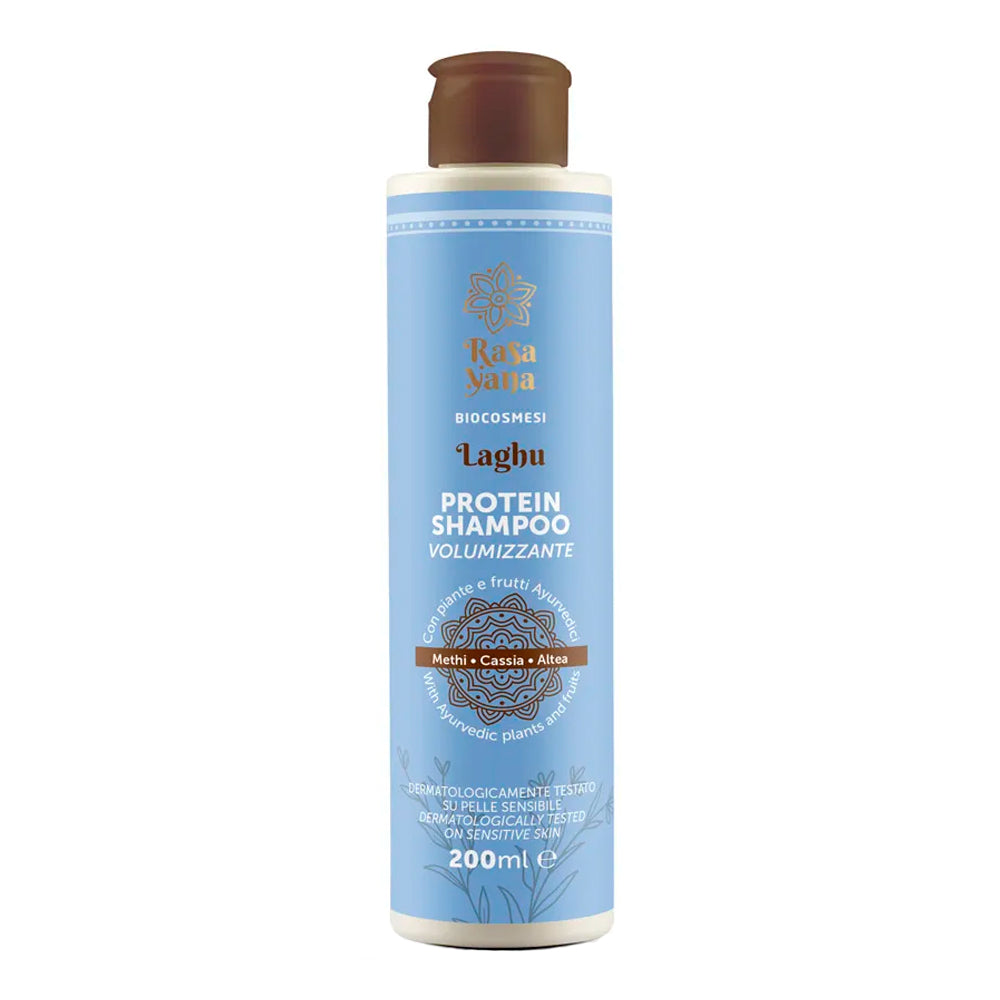 Rasayana Biocosmesi Laghu Protein Volumizing Shampoo 200ml - Champú limpiador - Curly Nest Spain
