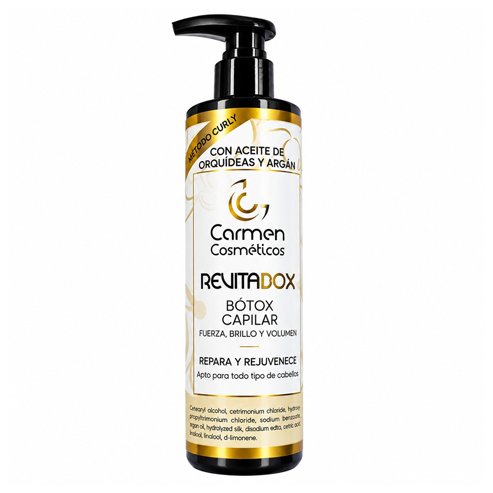 Carmen Cosmetics Revitabox Hair Botox 250ml - Hidratante para el cabello - Curly Nest Spain