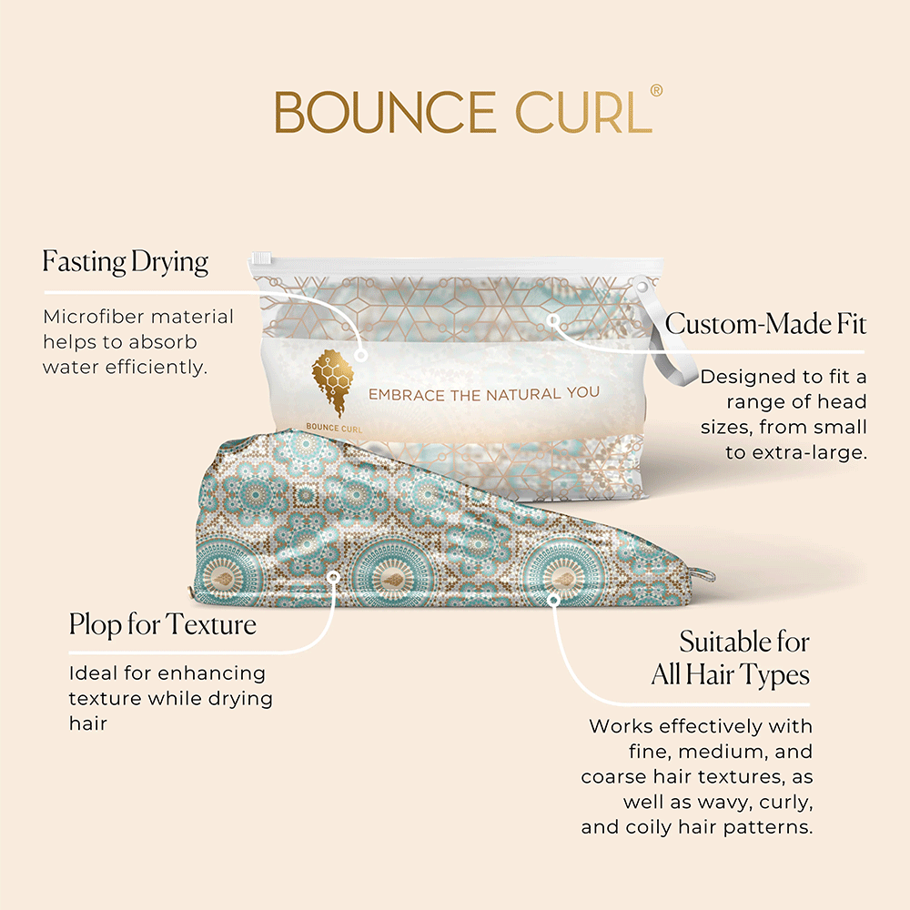 Bounce Curl Satin Microfiber Turban - Turbante - Curly Nest Spain