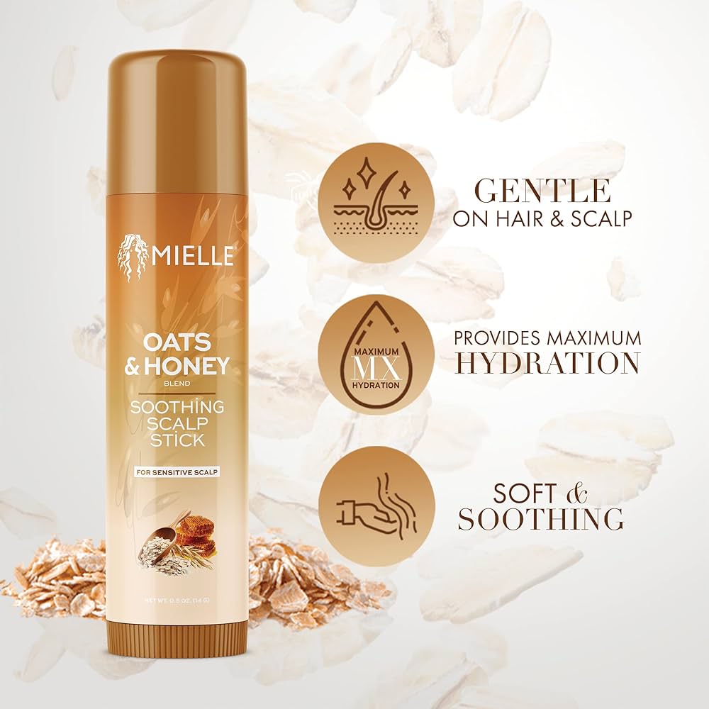 Mielle Oats Honey Soothing Scalp Stick 14g - Cuidado del cuero cabelludo - Curly Nest Spain