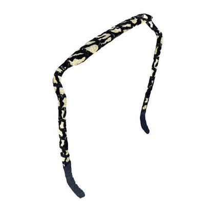 Zazzy Bandz Baige and Black Zebra - Diademas - Curly Nest Spain