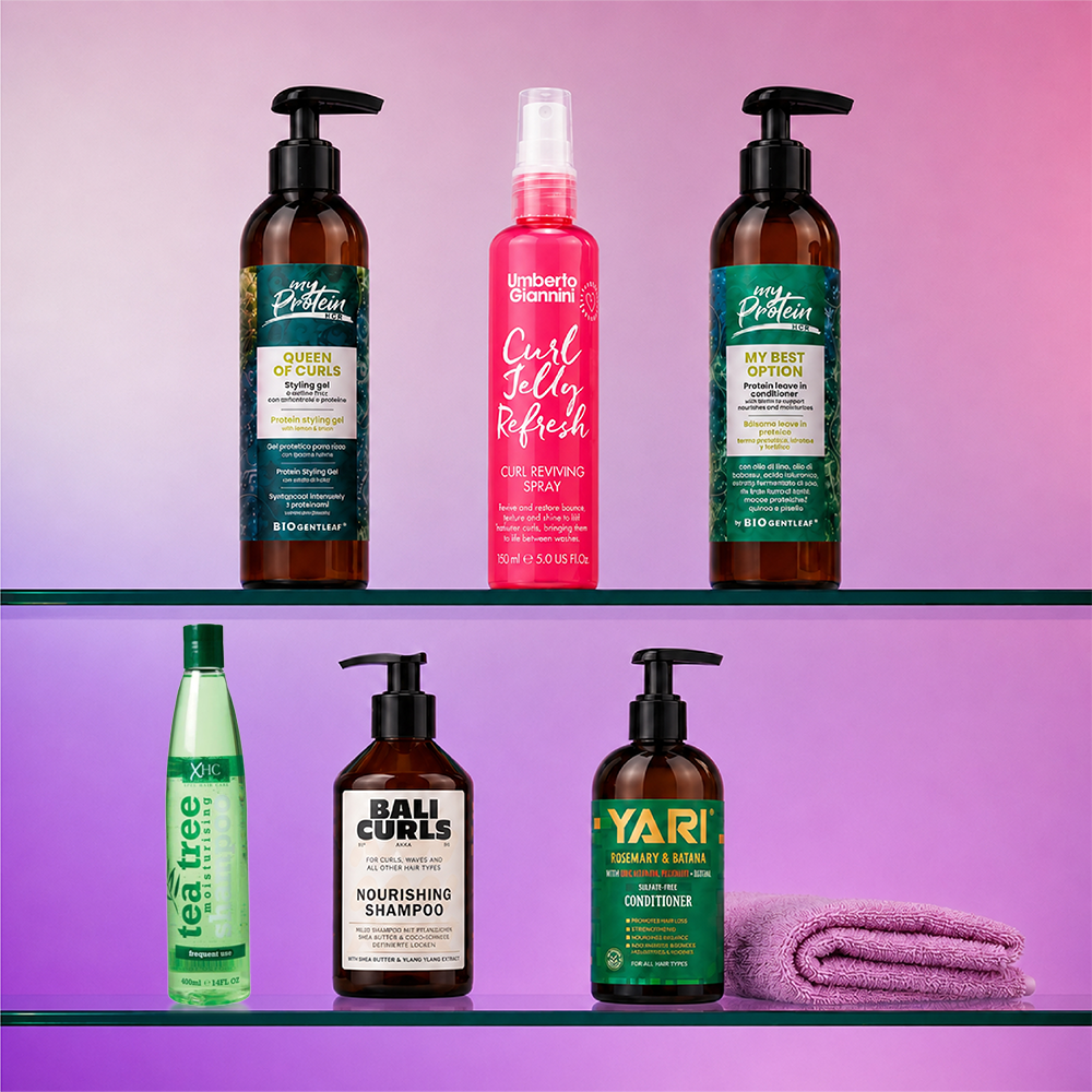 CurlyNest Starter/Beginner Kit for First-Time Curly Hair Care - Cuidado capilar personalizado - Curly Nest Spain