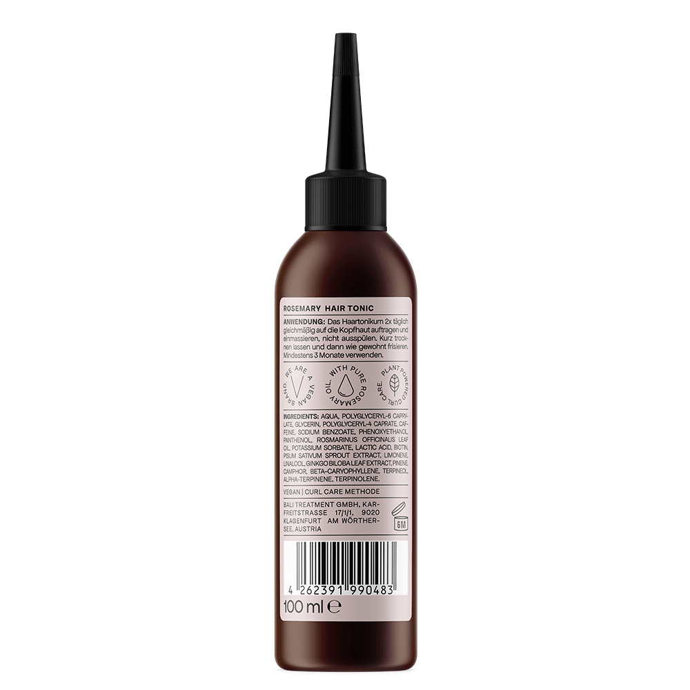 Bali Curls Rosemary Hair Tonic 100ml - Tratamiento del cuero cabelludo - Curly Nest Spain