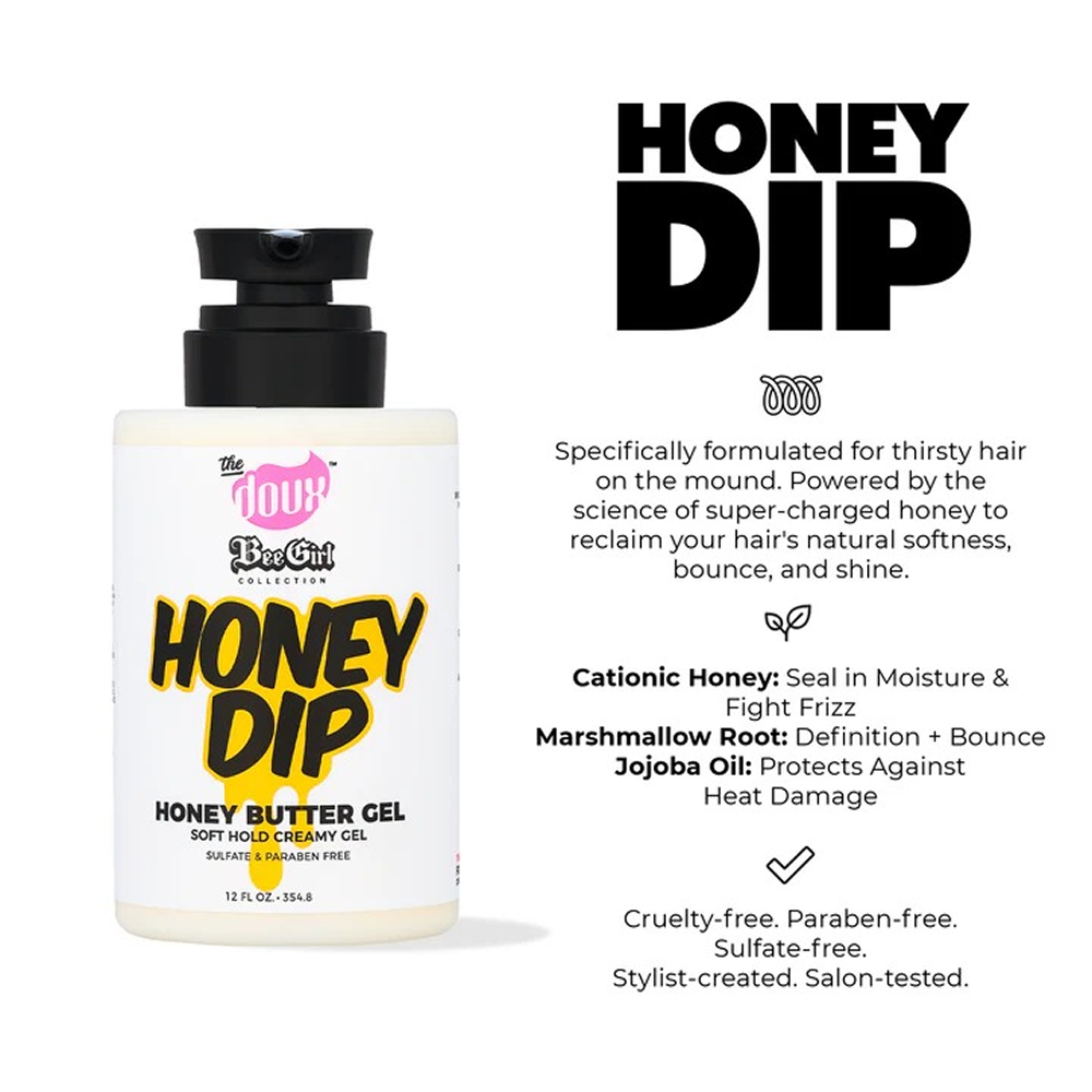 Doux Honey Dip Honey Butter Gel 12oz for Curly Hair - Styling Gel - Curly Nest Spain