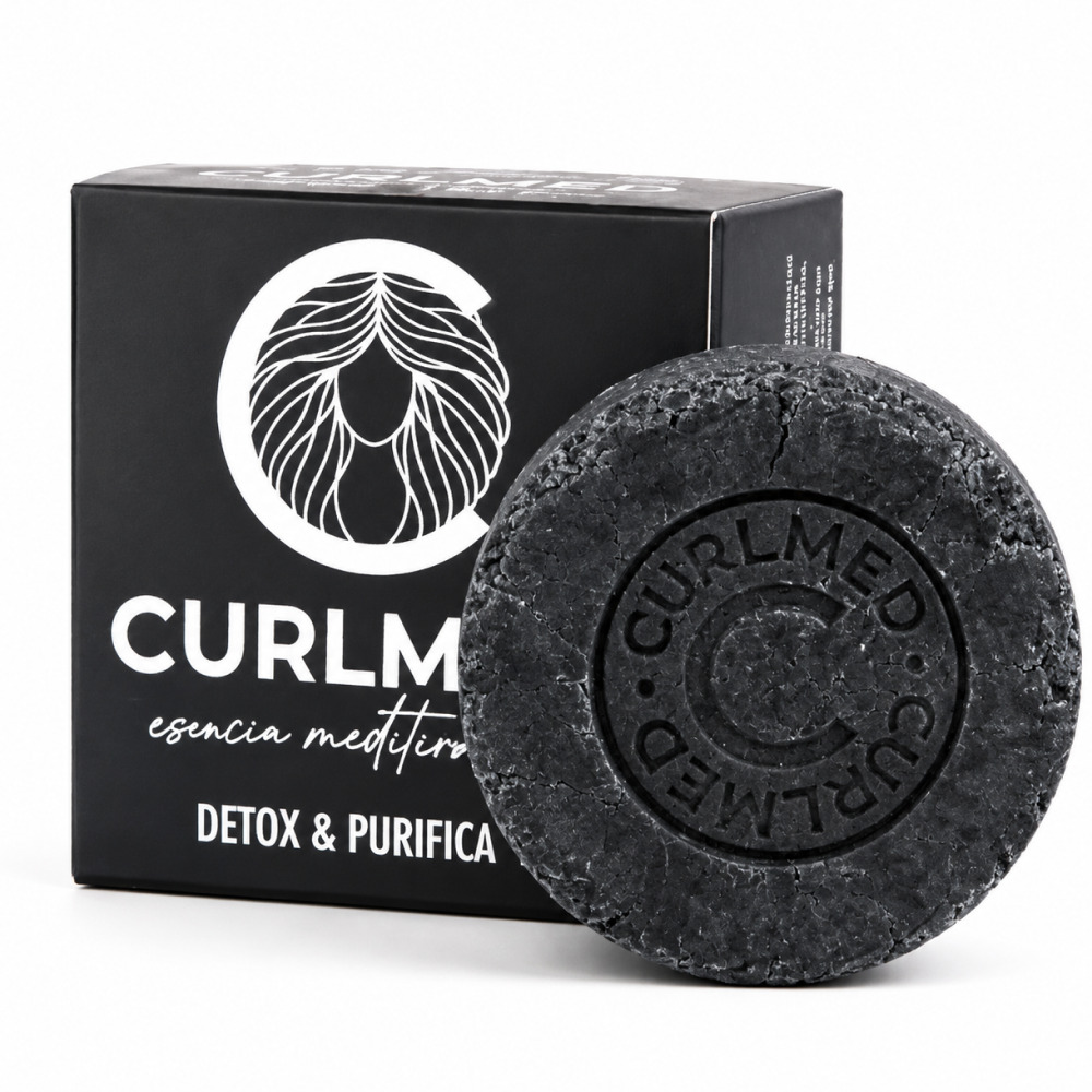 CurlMed Solid Detox and Purifying Shampoo 80g - Champú desintoxicante - Curly Nest Spain