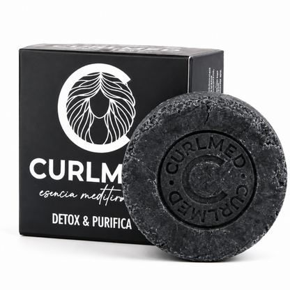 CurlMed Solid Detox and Purifying Shampoo 80g - Champú desintoxicante - Curly Nest Spain