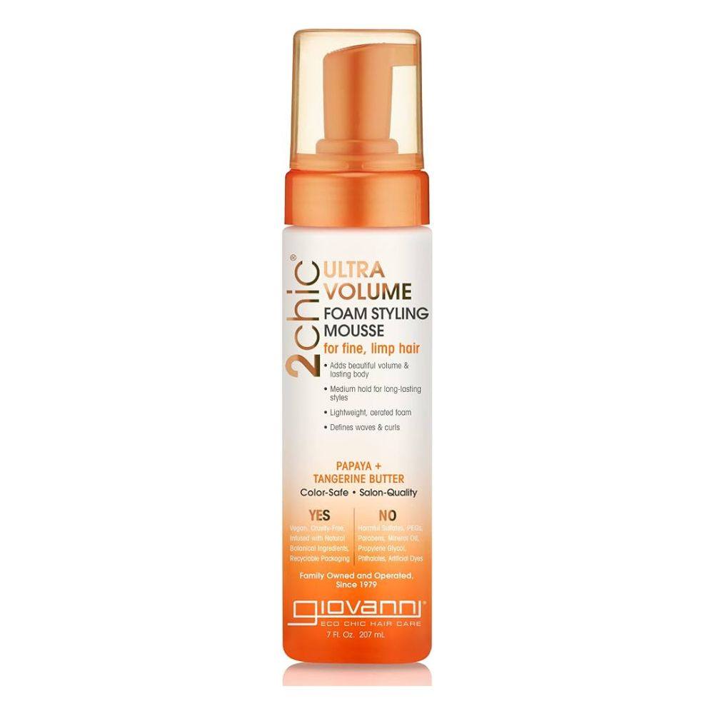 Giovanni 2Chic Ultra Volume Mousse 207ml - Espuma voluminizadora - Curly Nest Spain