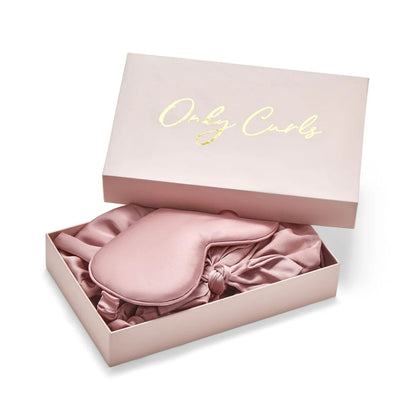 Only Curls Satina Lined Hair Turban &amp; Sleep Mask Set - Accesorios - Curly Nest Spain