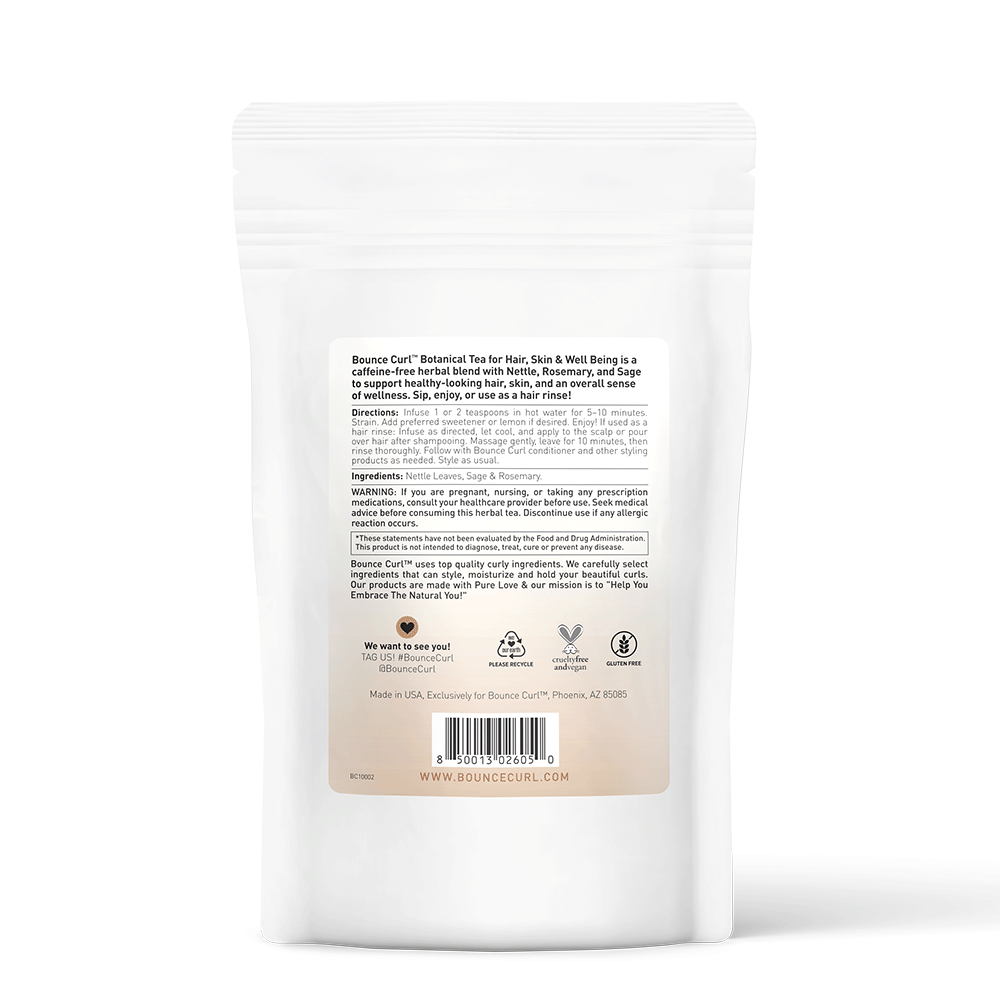 Bounce Curl Botanical Tea for Hair, Skin &amp; Well Being - Cuidado herbario - Curly Nest Spain